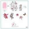 Lovely Lilies (CjS-109) - Stampingplade, Clear Jelly Stamper